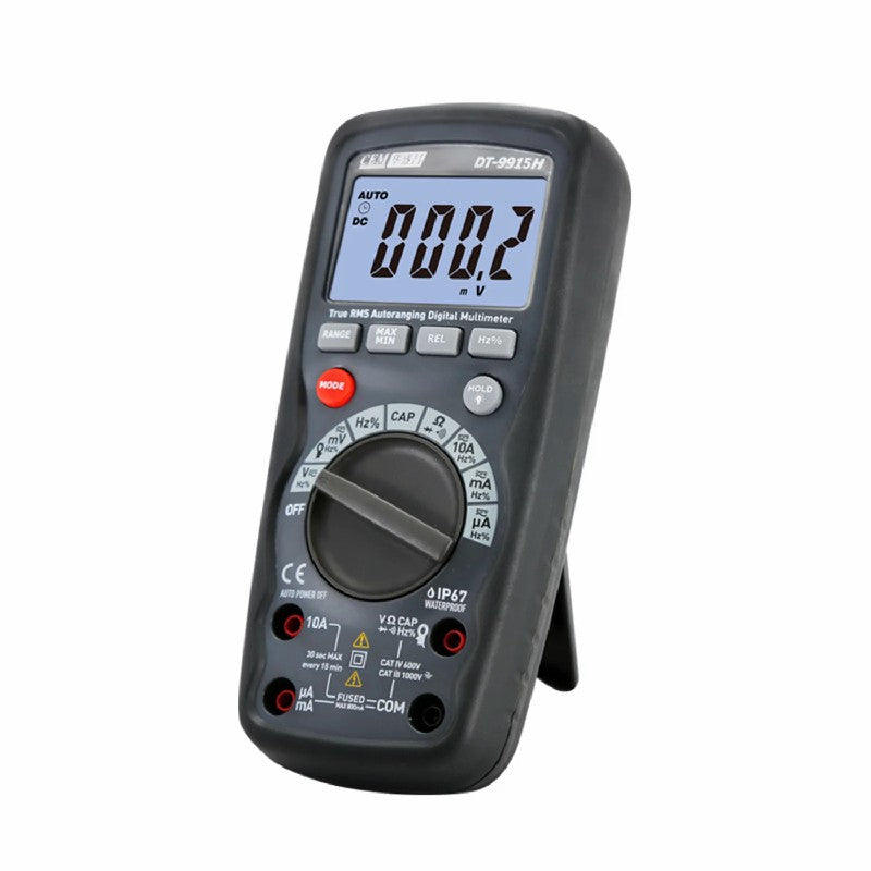 CEM DT-9915H DT-9917H Multimeter Digital High Precision Digital Display Current Voltage Test Capacitance Measurement Waterproof CEM DT-9915H DT-9917H Multimeter Digital High Precision Digital Display Current Voltage Test Capacitance Measurement Waterproof